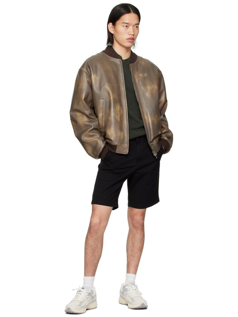 AGOLDE Black Vinson Shorts outlook