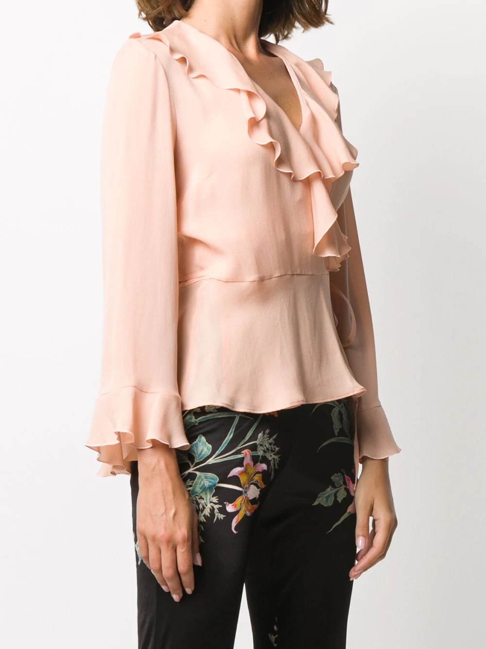 frill detail blouse - 3