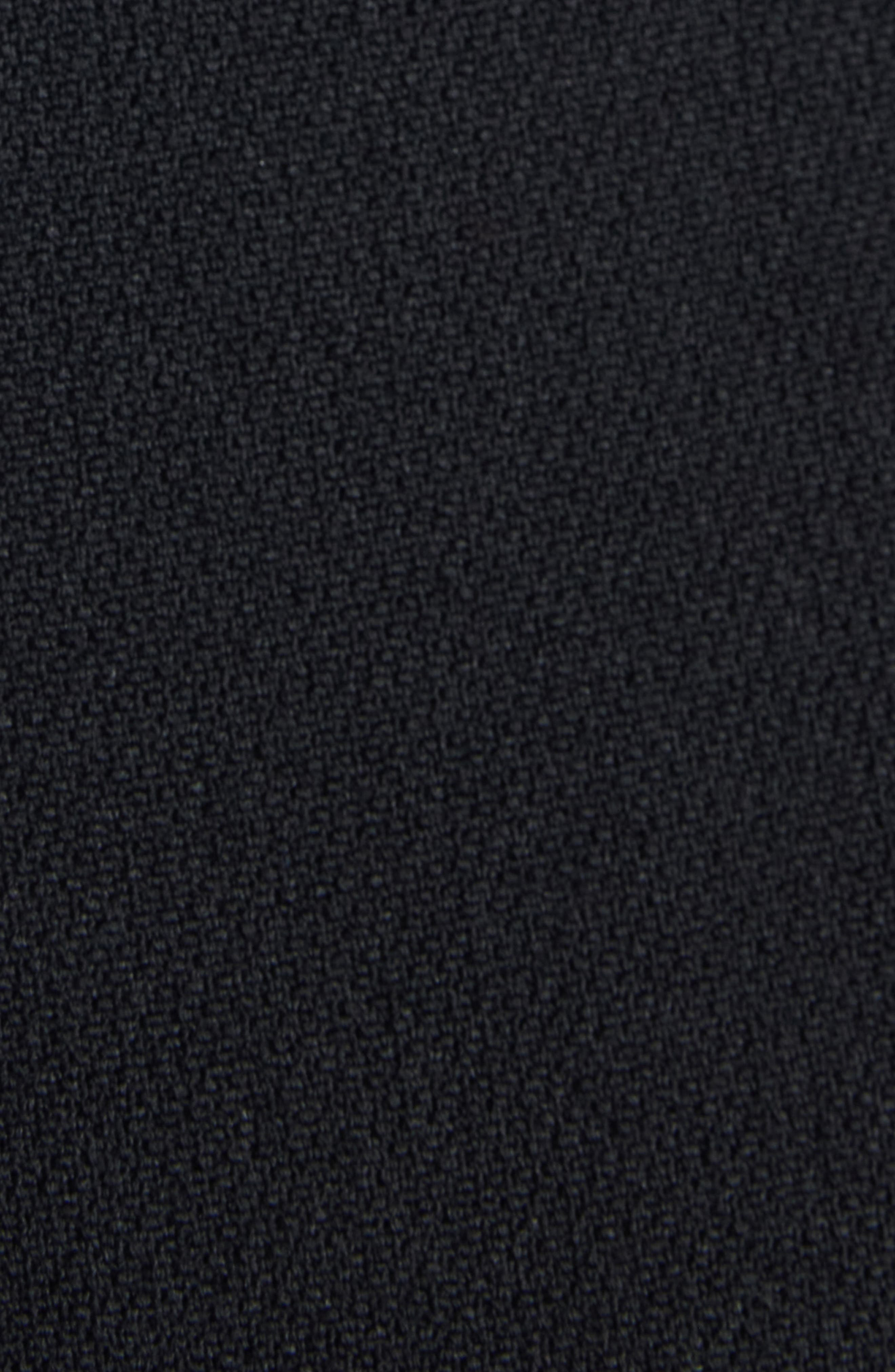 Givenchy Raw Edge Stretch Crepe Midi Dress in Black at Nordstrom - 6