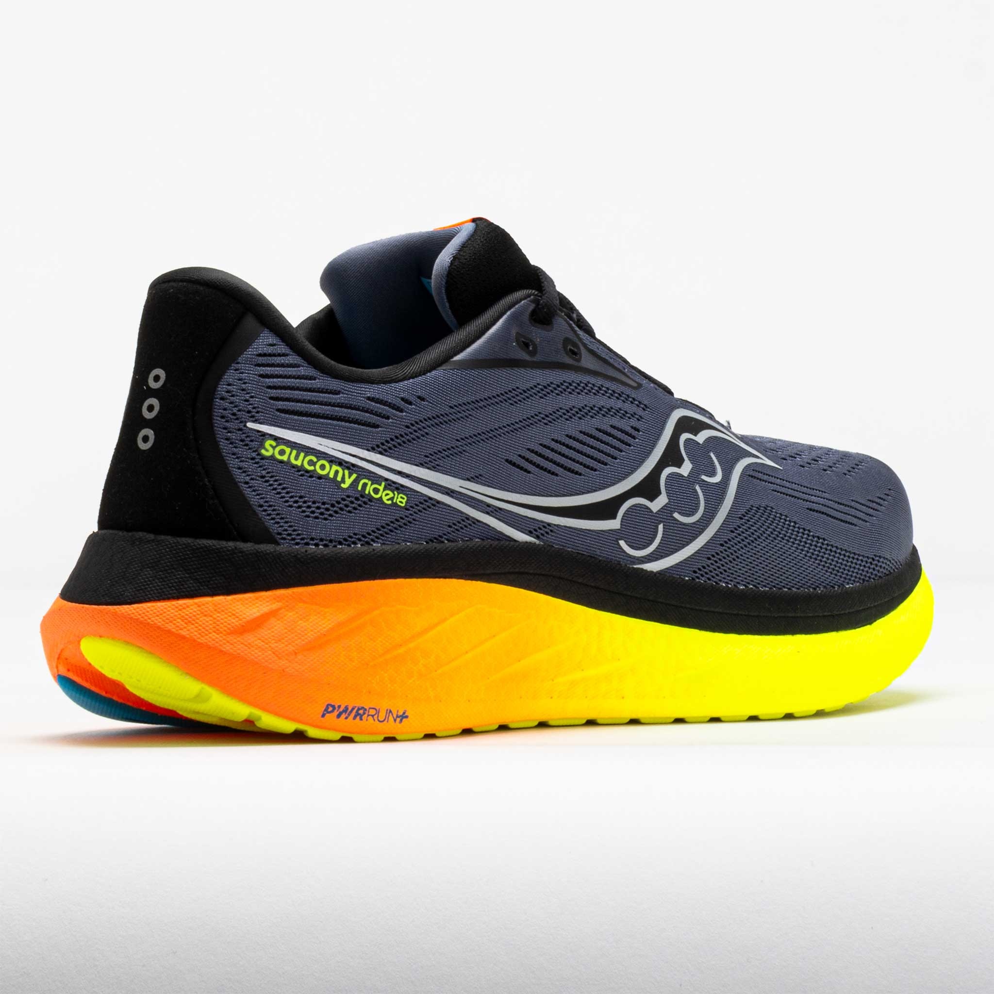 Saucony Ride 18 Men's Shadow/Vizi - 6