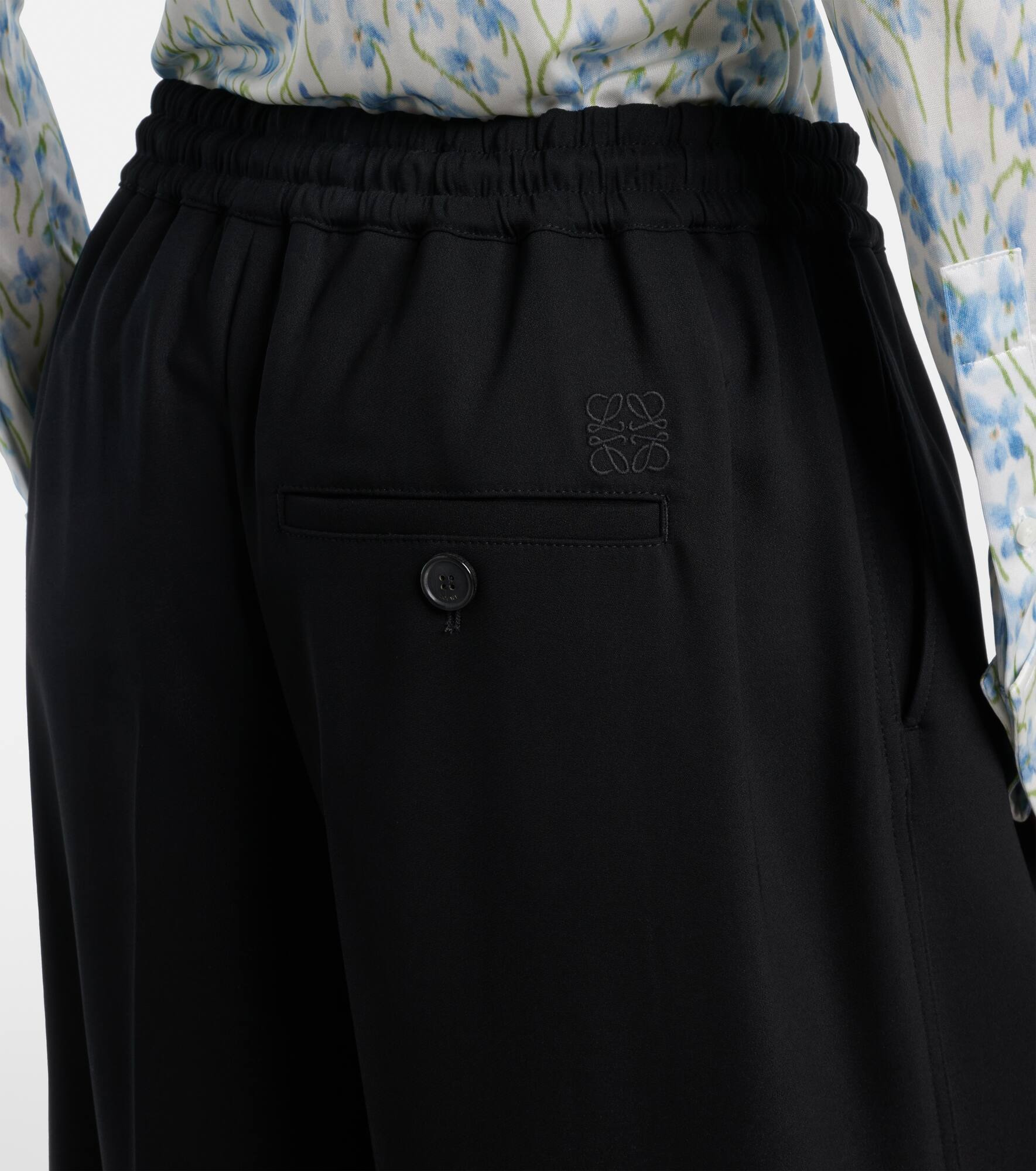 Cropped cady wide-leg pants - 6