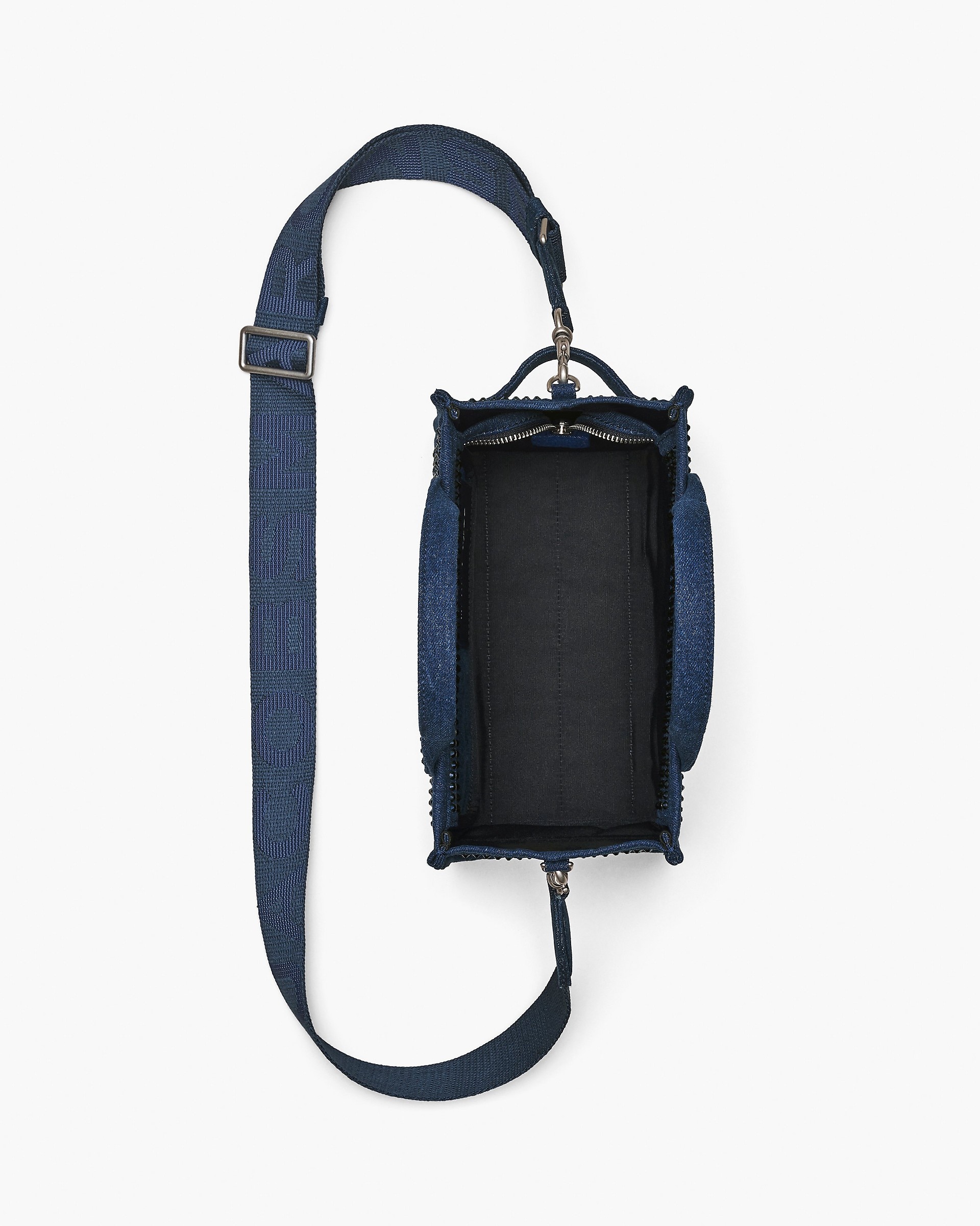 THE CRYSTAL DENIM SMALL TOTE BAG - 8
