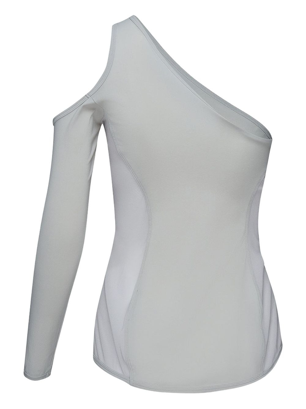 one-shoulder long-sleeve shirt - 2