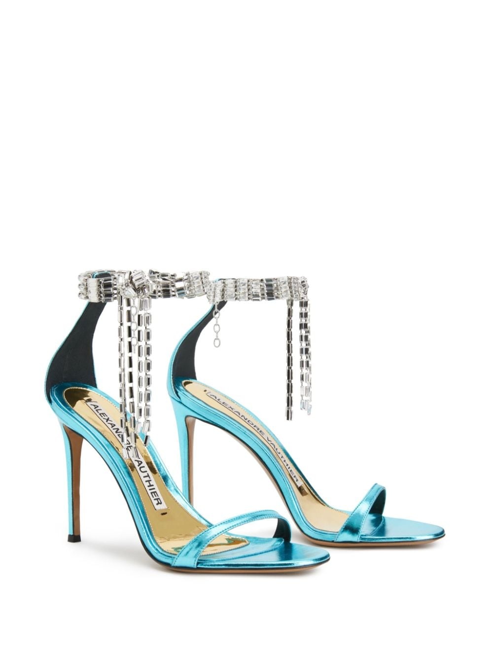 105mm crystal-embellished sandals - 2