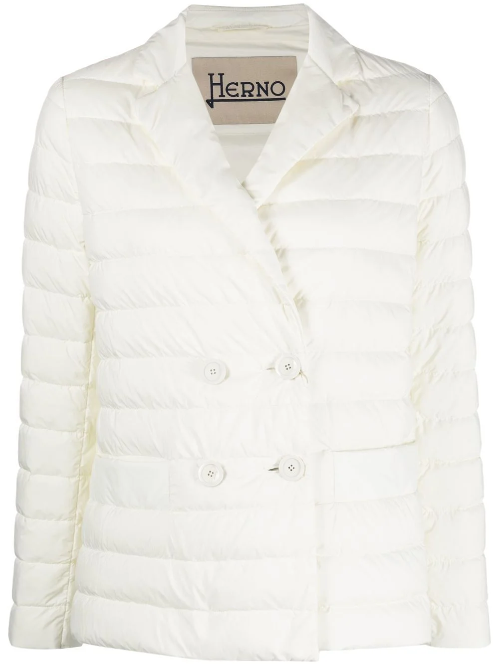 quilted double-breasted blazer - 1