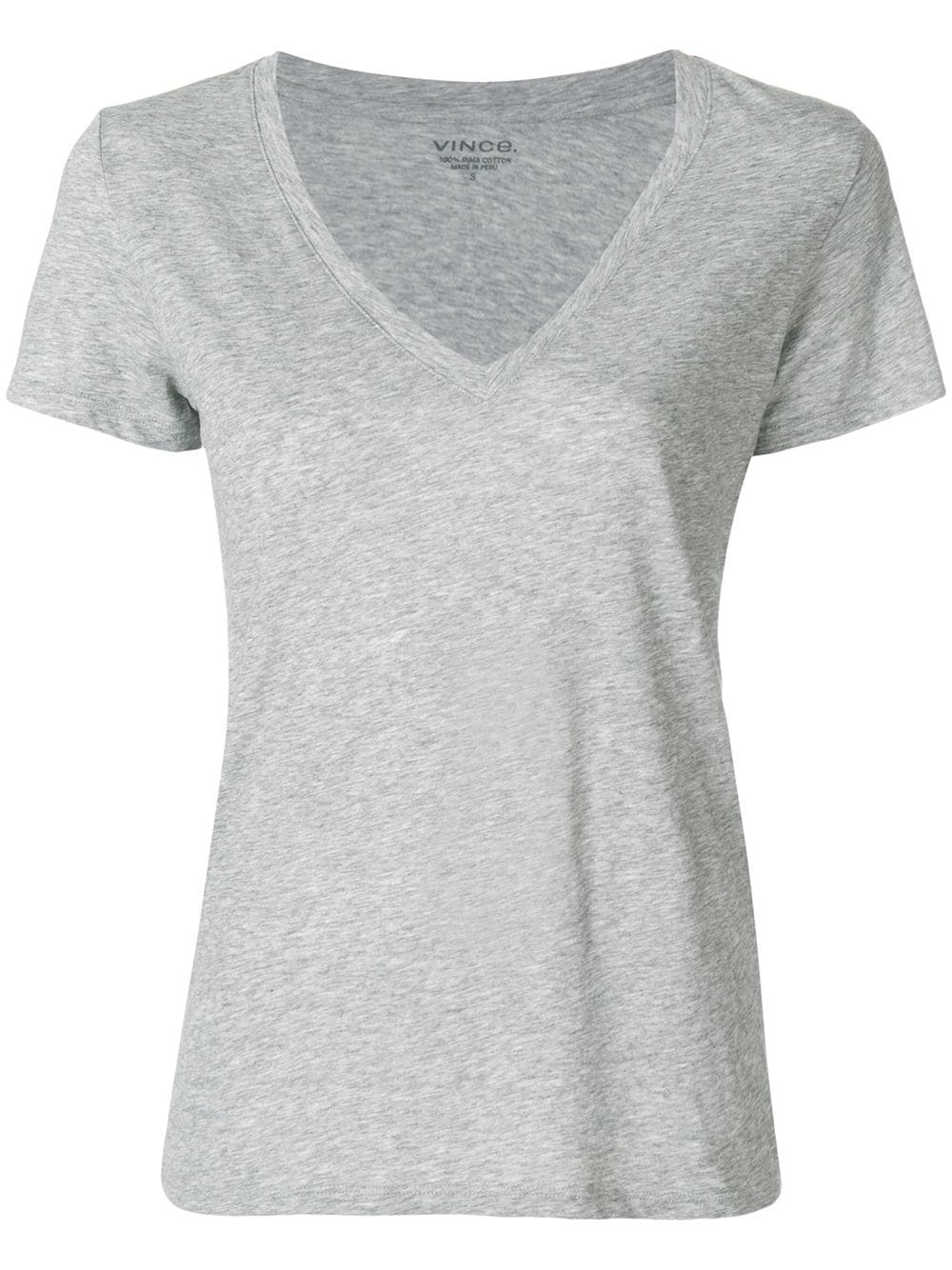 classic v-neck T-shirt - 1