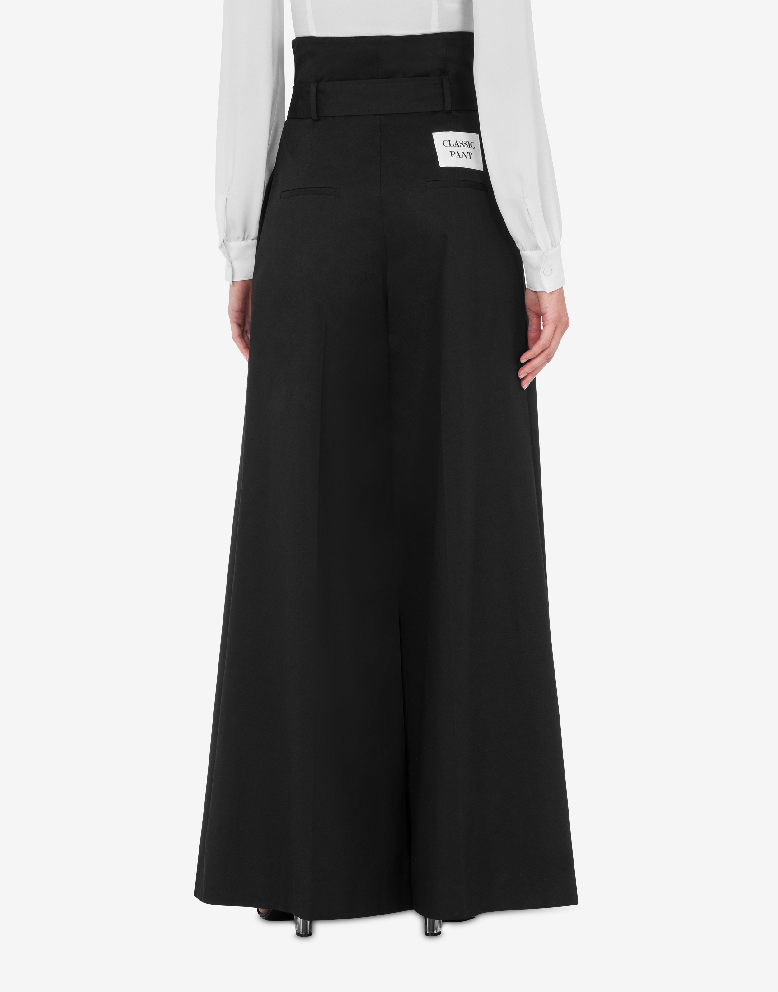 COTTON CANVAS OVERSIZED TROUSERS - 3