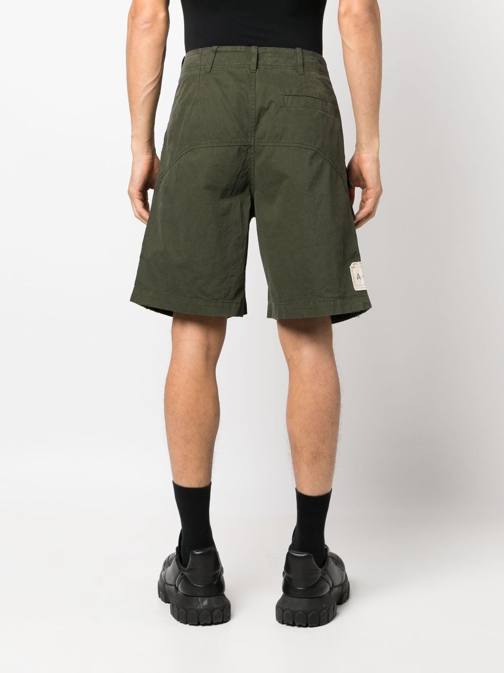 logo-patch cargo shorts - 4