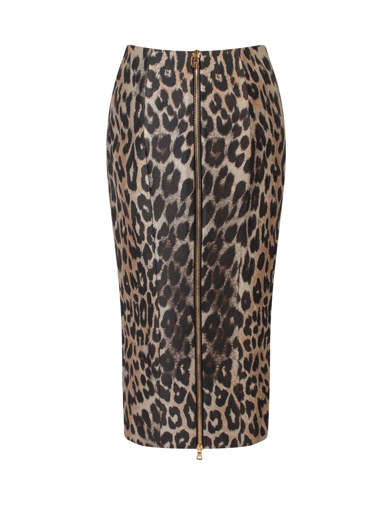 Longuette skirt with animalier print - 2