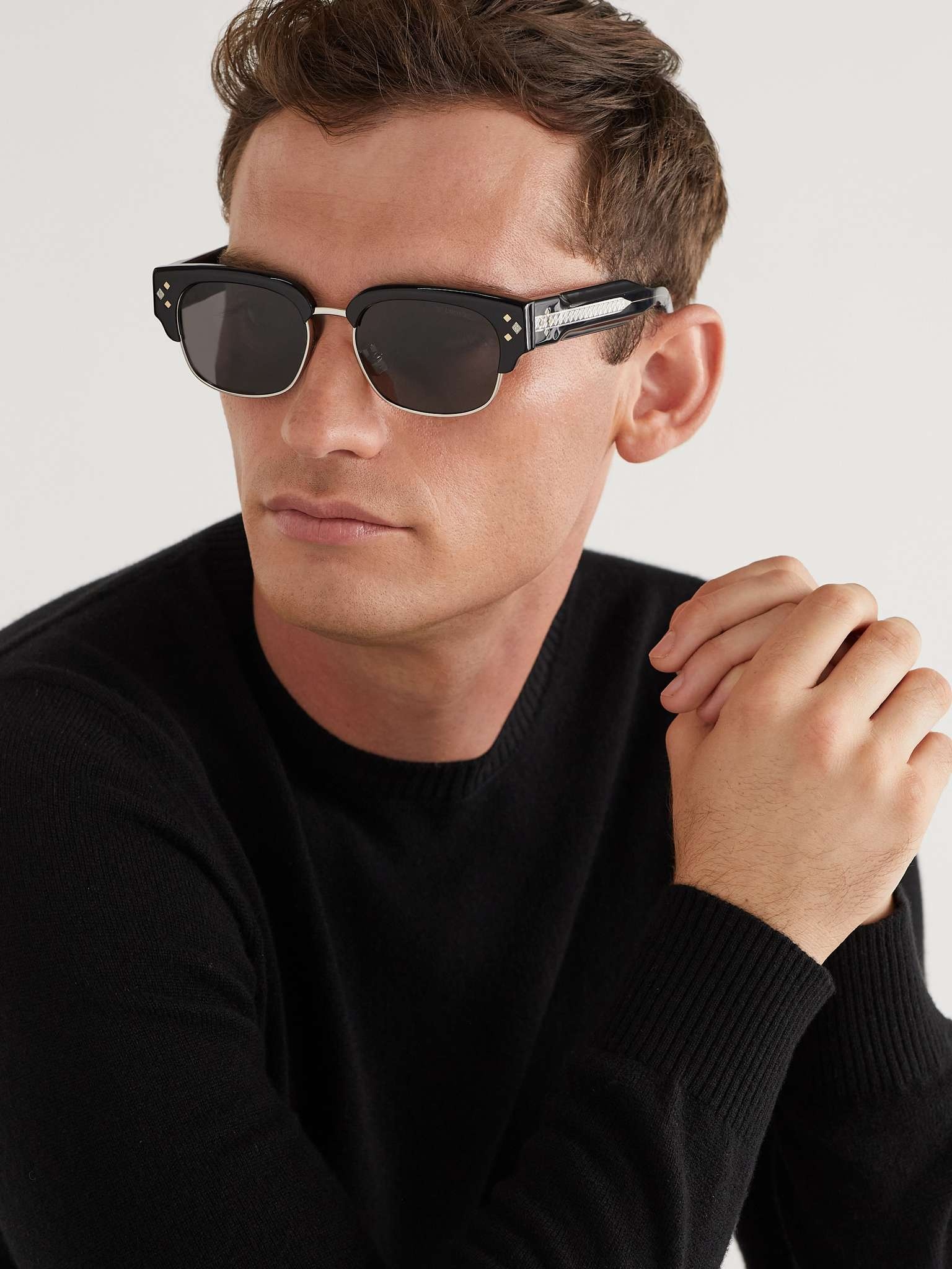 Dior CD Diamond C1U サングラス Dior® CD Diamond C1U Browline Sunglasses - EuroOptica