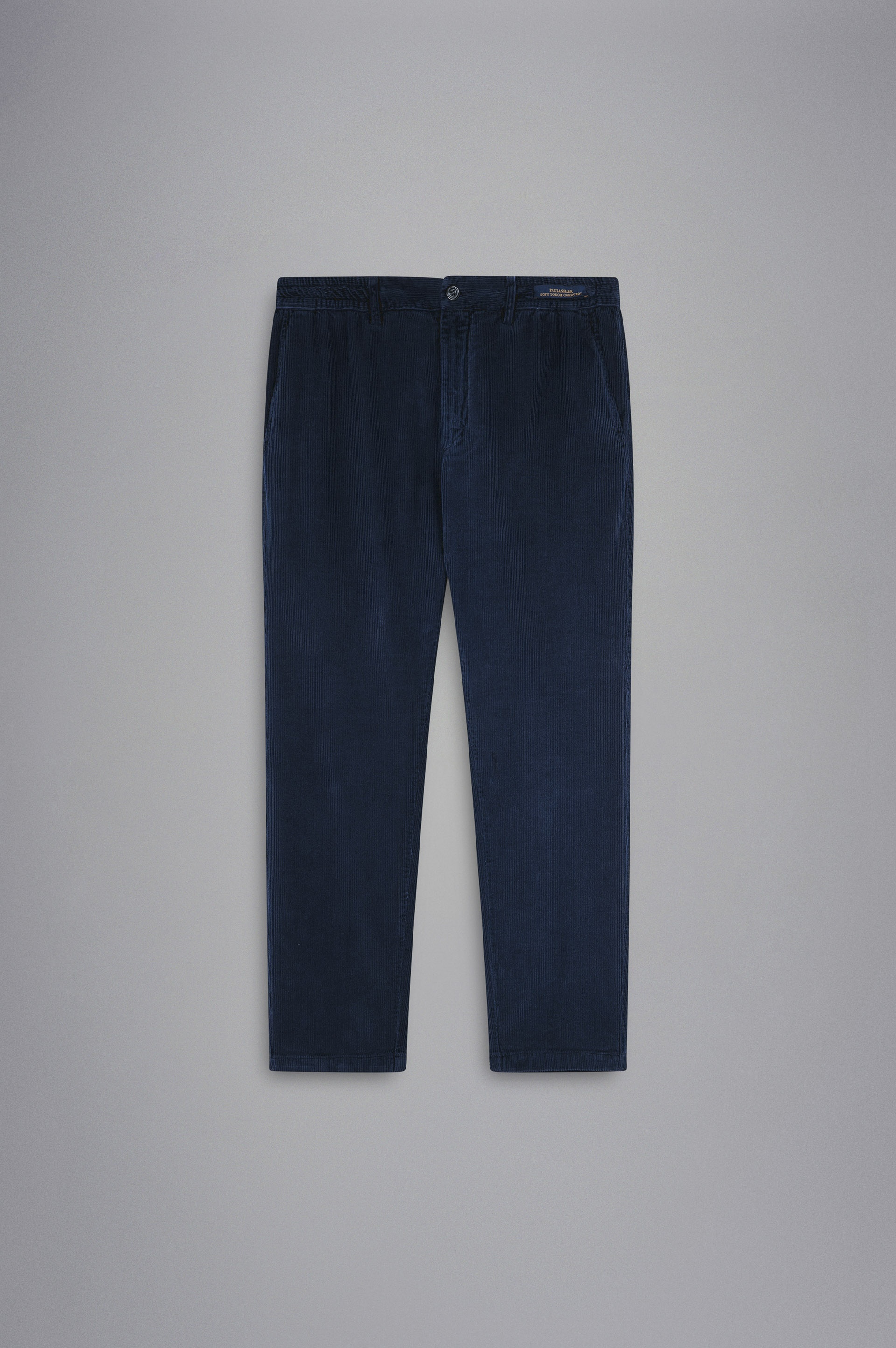 GARMENT DYED SOFT TOUCH CORDUROY CHINO TROUSERS - 1
