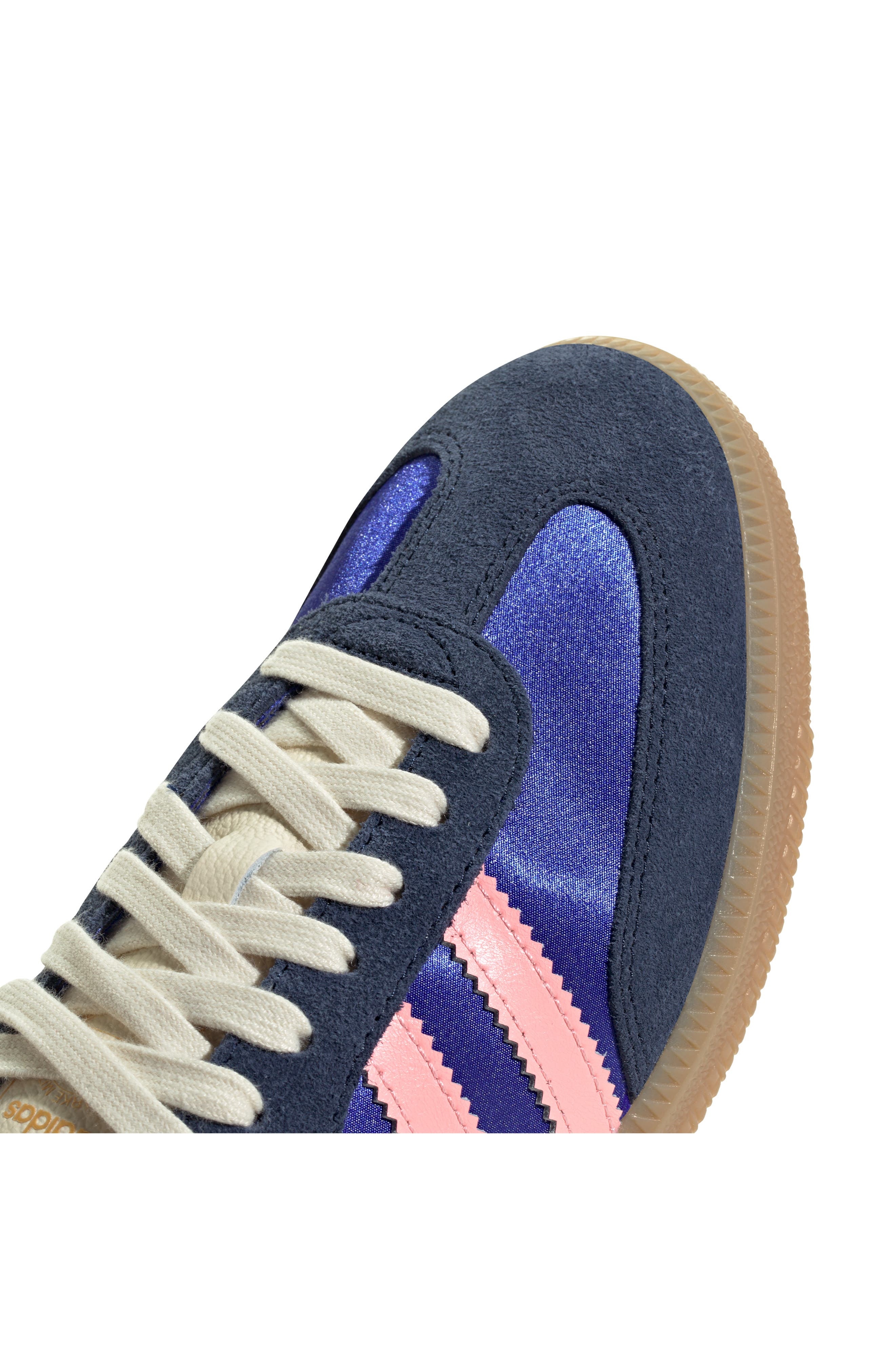 adidas Samba OG Sneaker in Lucid Blue/Night Indigo/Gum at Nordstrom - 7