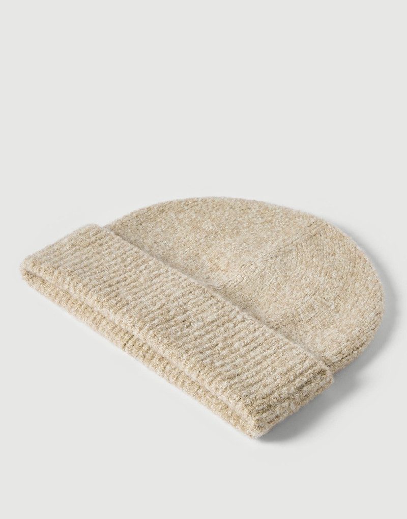 Brunello Cucinelli Virgin wool, silk and cashmere ribbed beanie outlook