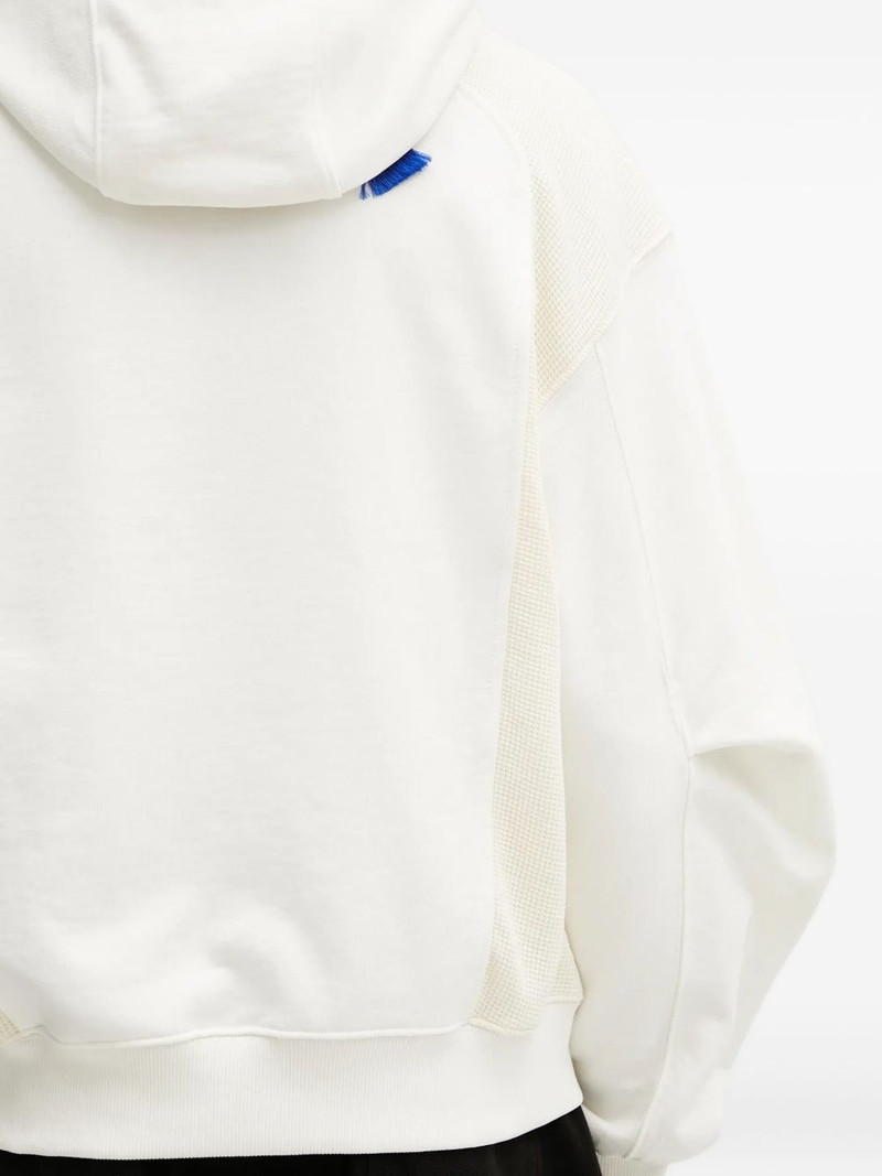 panelled-fabric hoodie 4