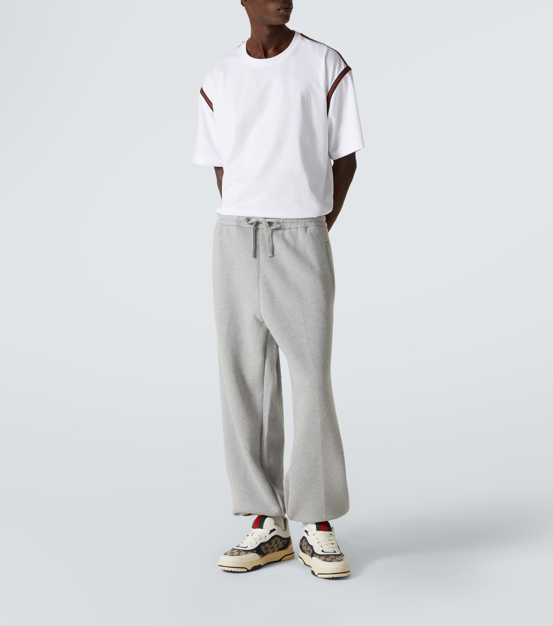 Embroidered cotton jersey T-shirt - 2
