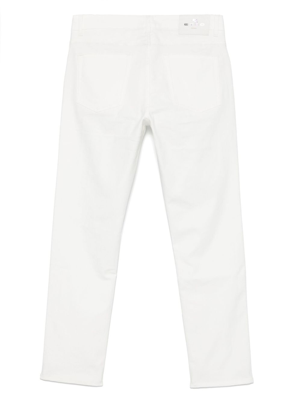 paisley-jacquard jeans - 2