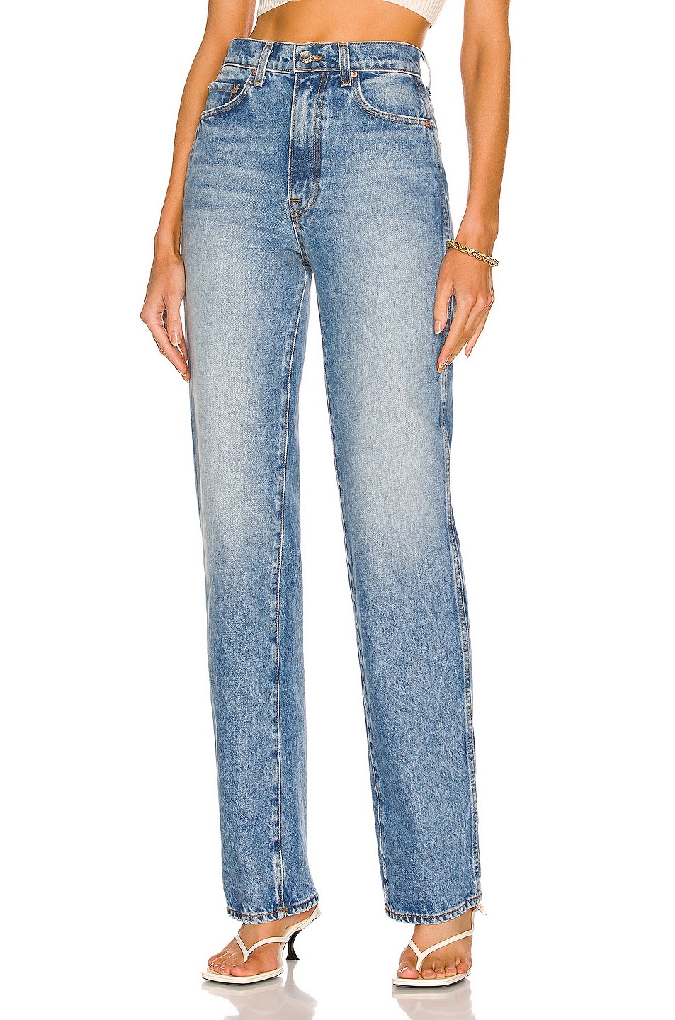 Sara Super High Rise Slim Straight - 1