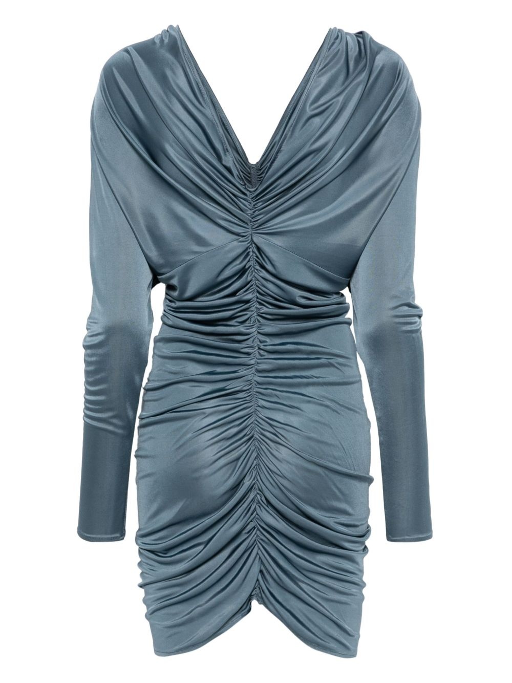 ruched mini dress - 2