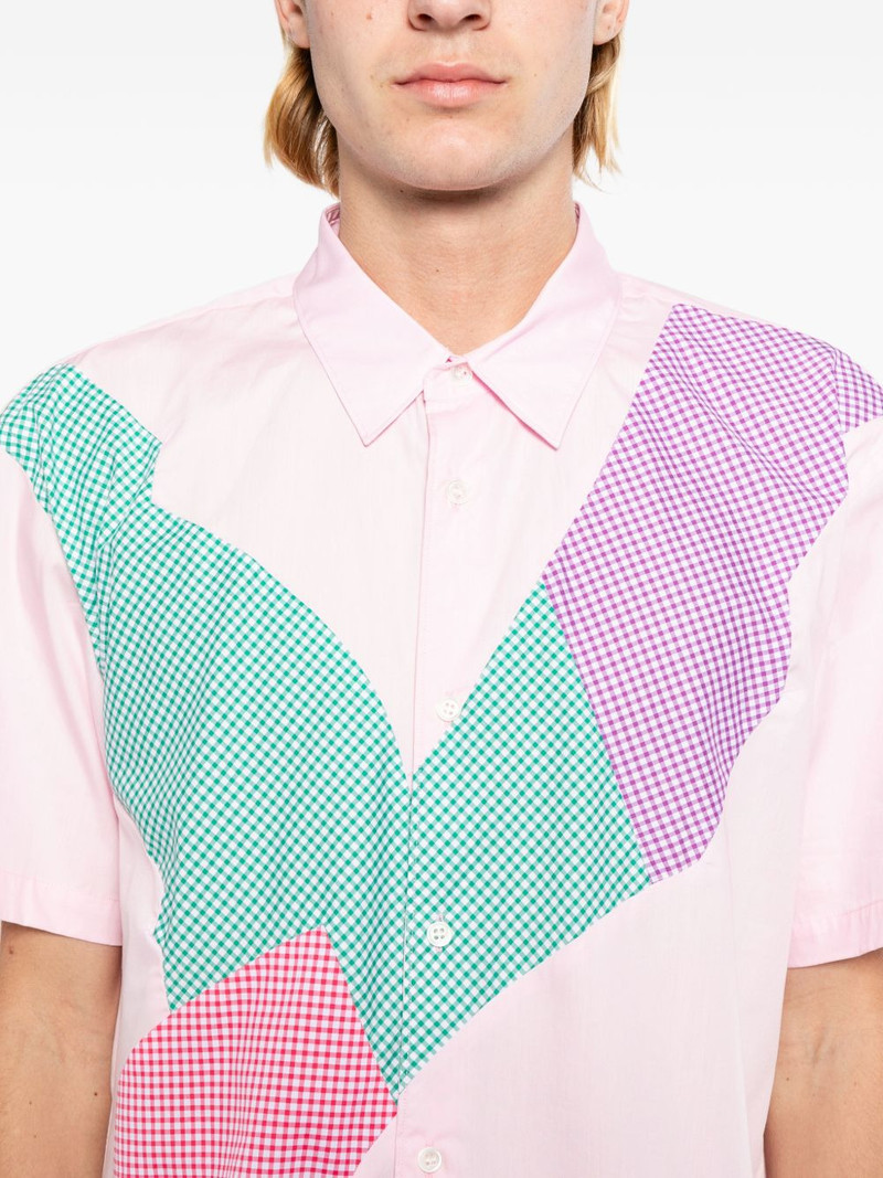 patchwork short-sleeve shirt 5