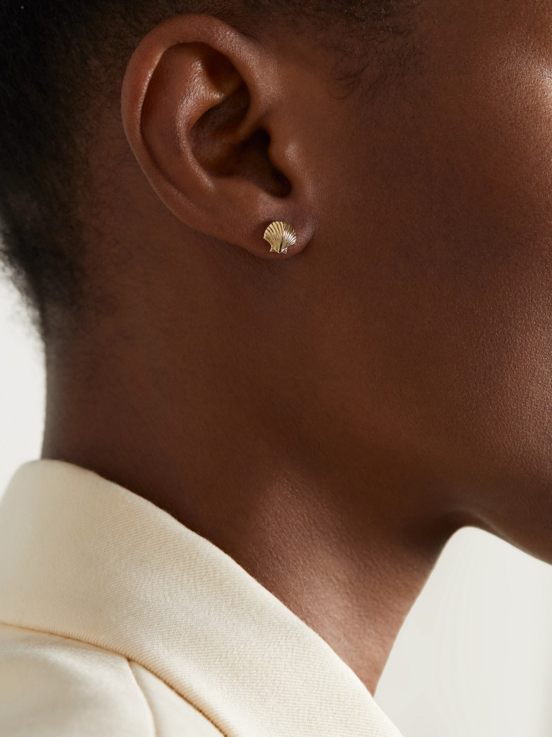 MATEO Mini Venus 14-karat Gold Earrings outlook