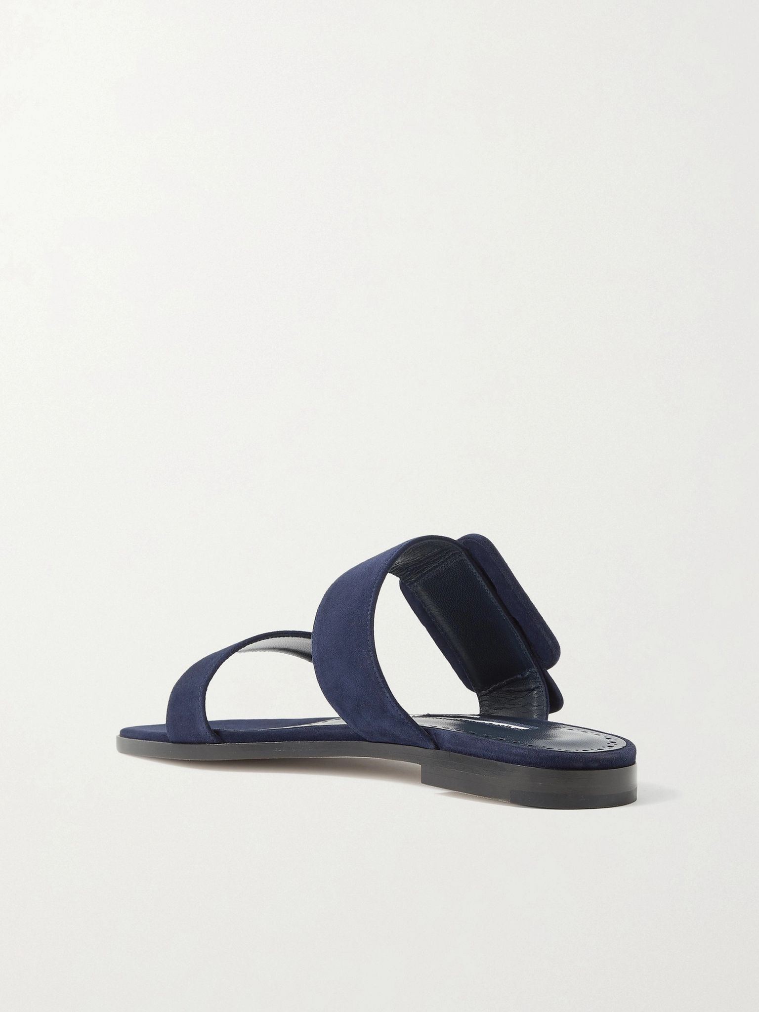 Tituba buckled suede sandals Navy - 3