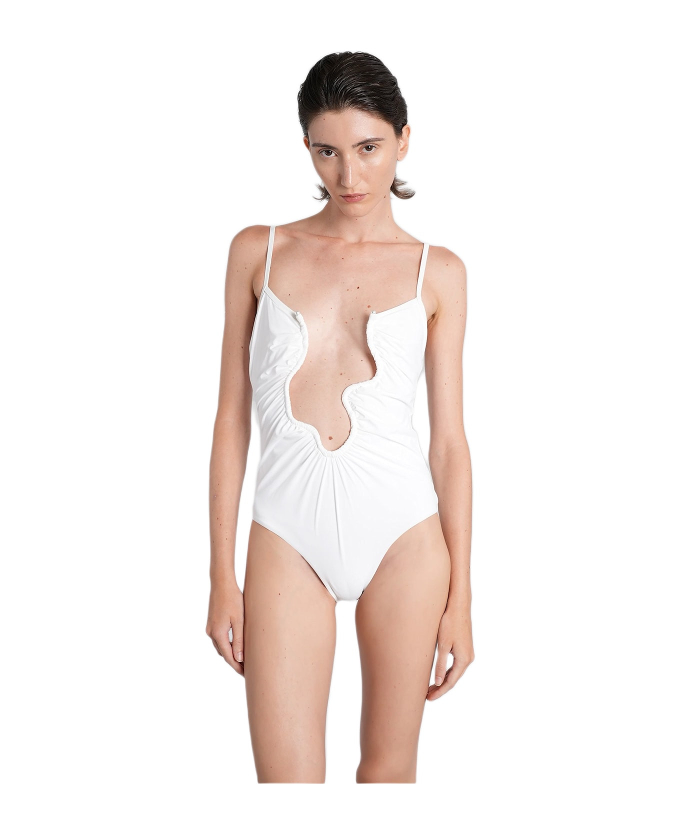 Beachwear In White Polyamide - 1
