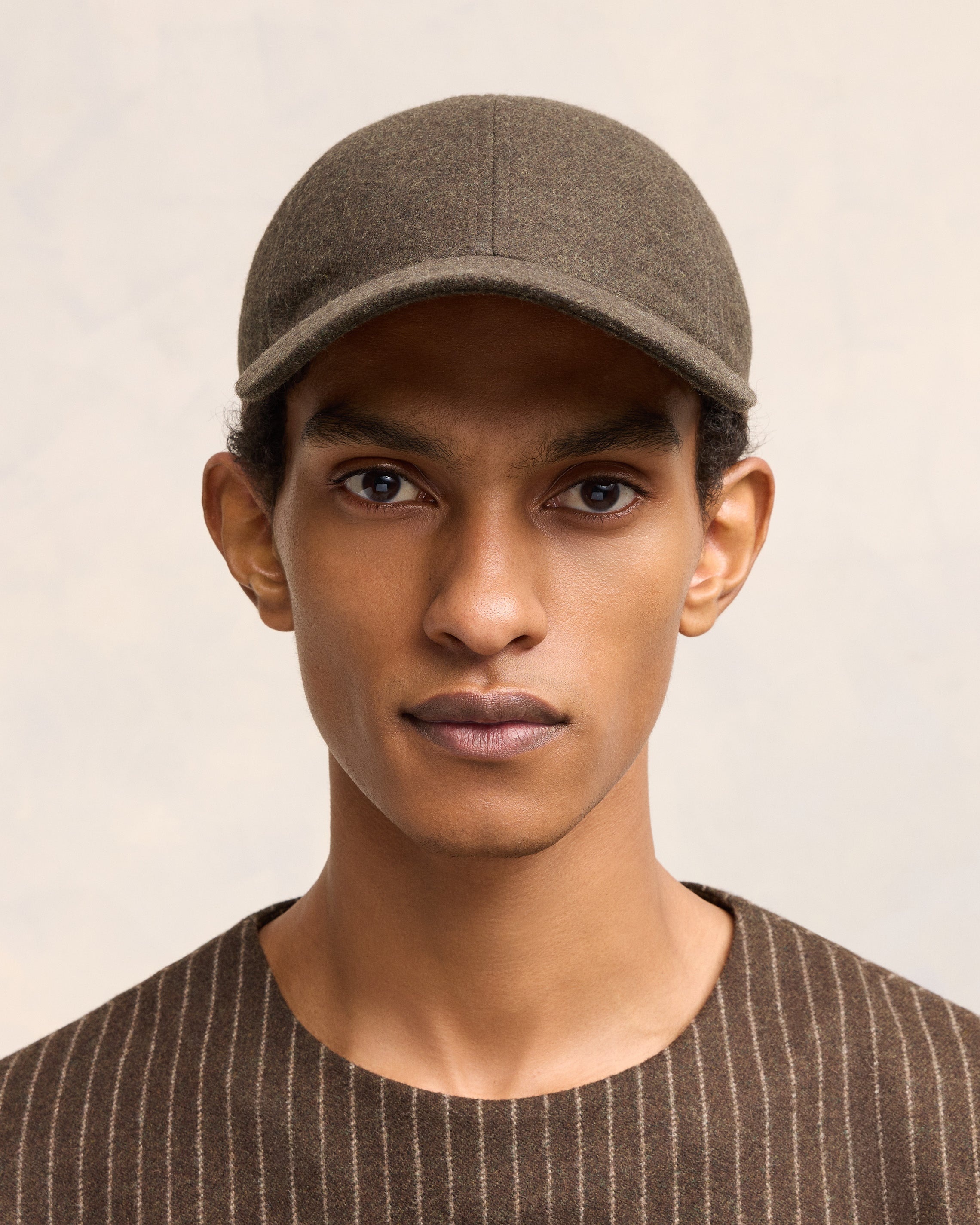 AMI ALEXANDRE MATTIUSSI LEATHER PATCH CAP - 2