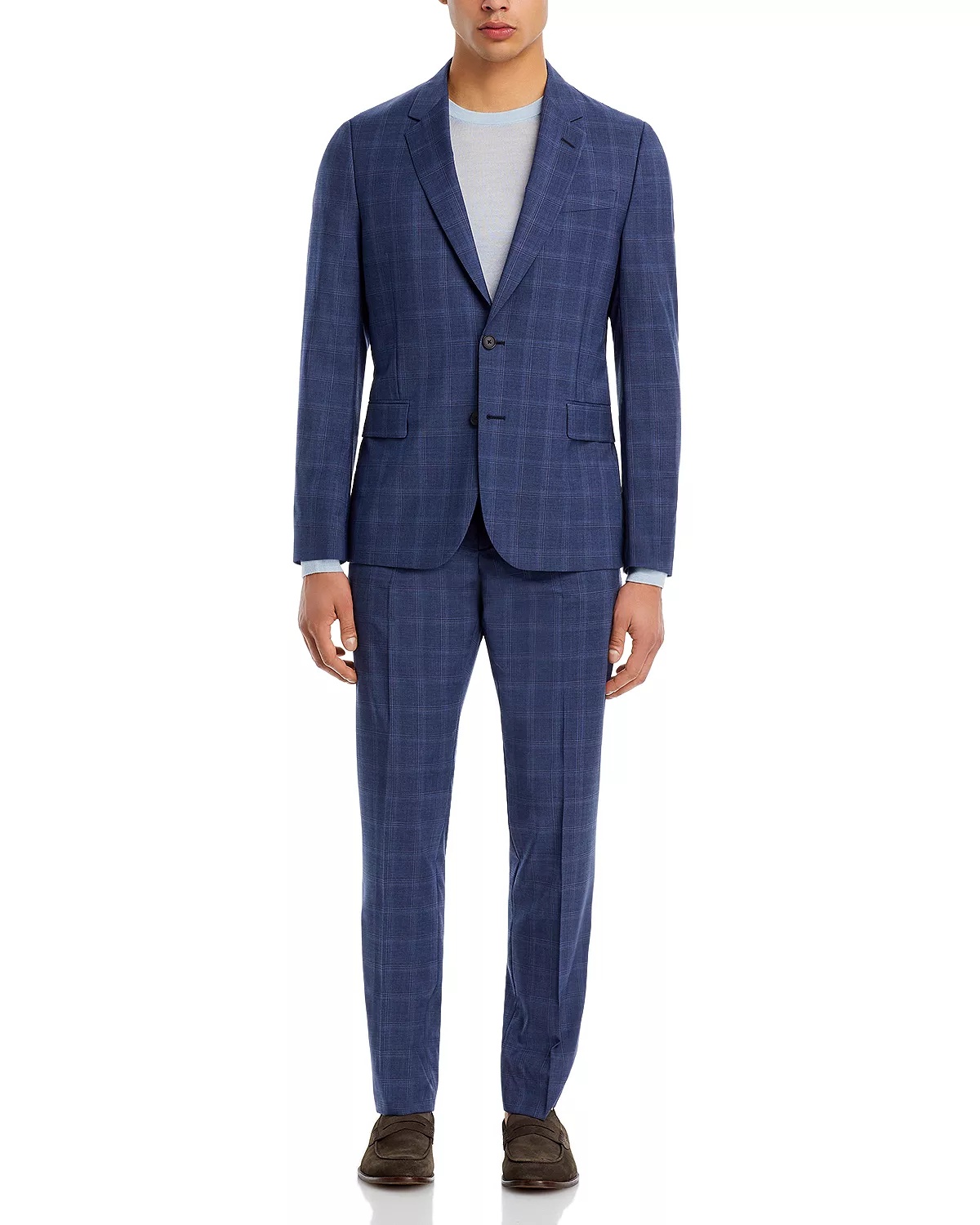 Soho Plaid Extra Slim Fit Suit - 1