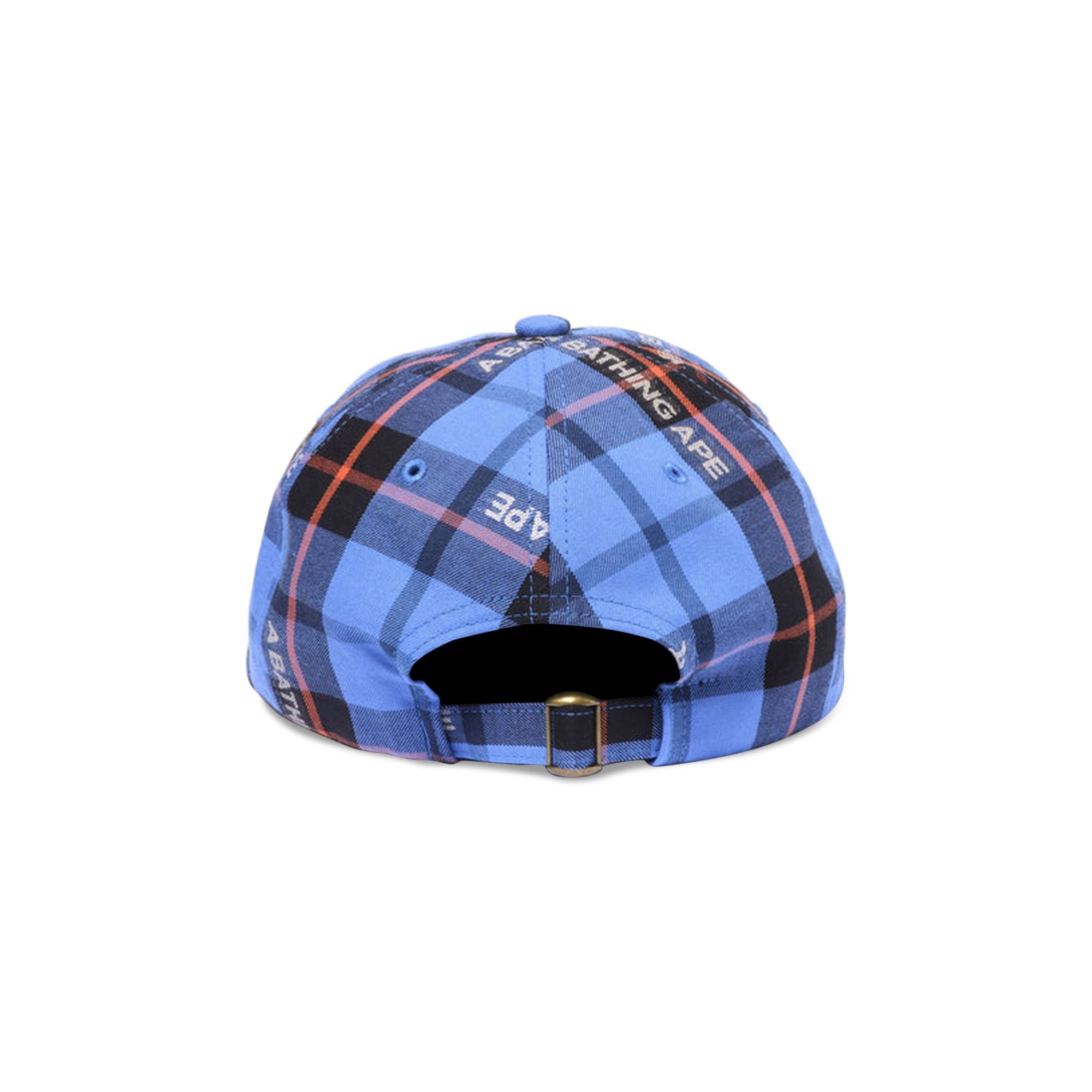 BAPE Check Panel Cap 'Blue' - 2