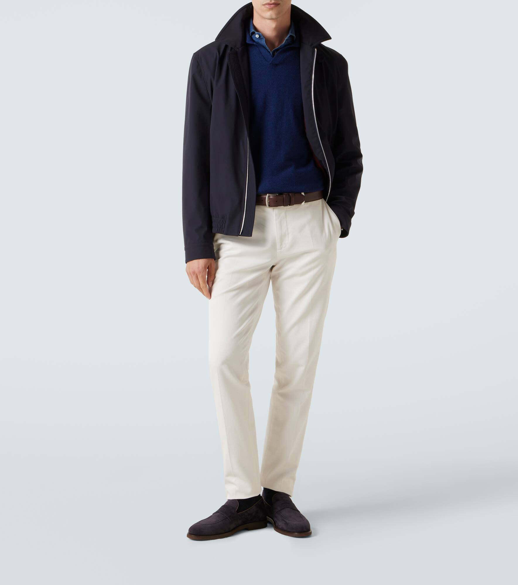 Cashmere polo sweater - 2