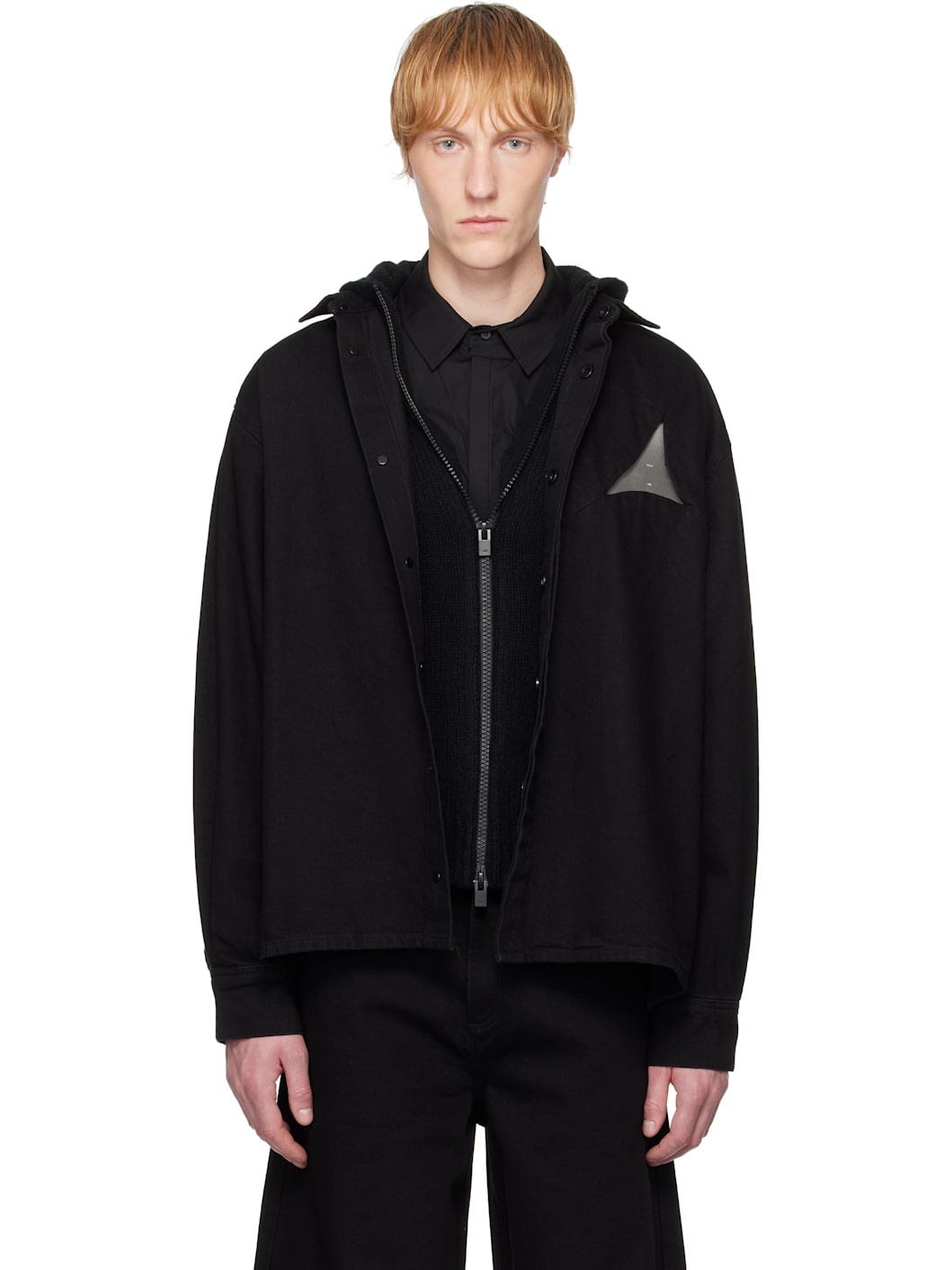 Black Surtsey Denim Shirt - 1