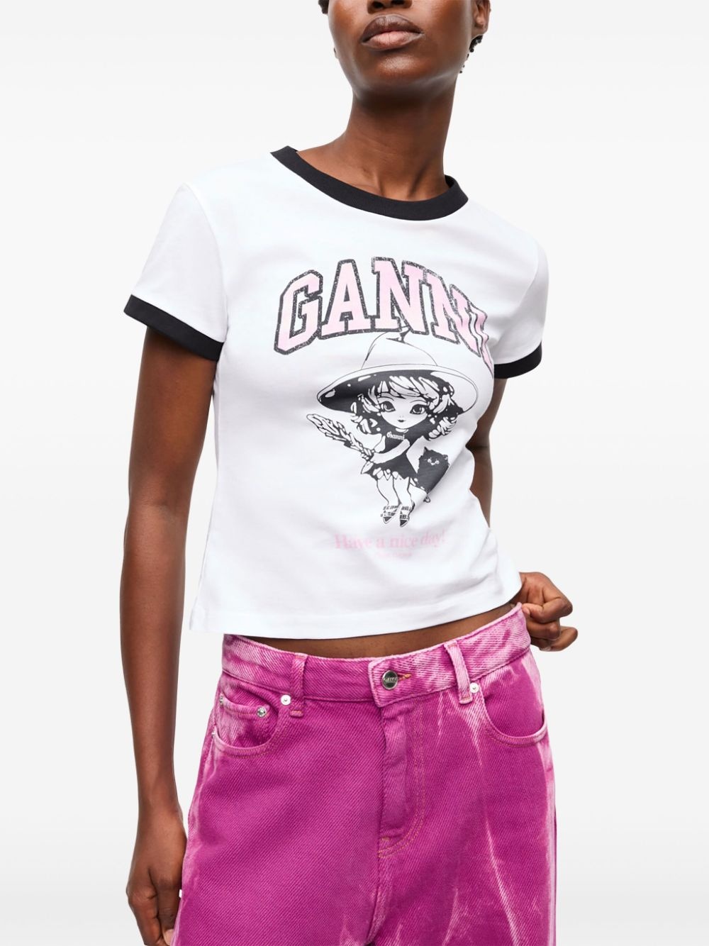 graphic-print T-shirt - 3