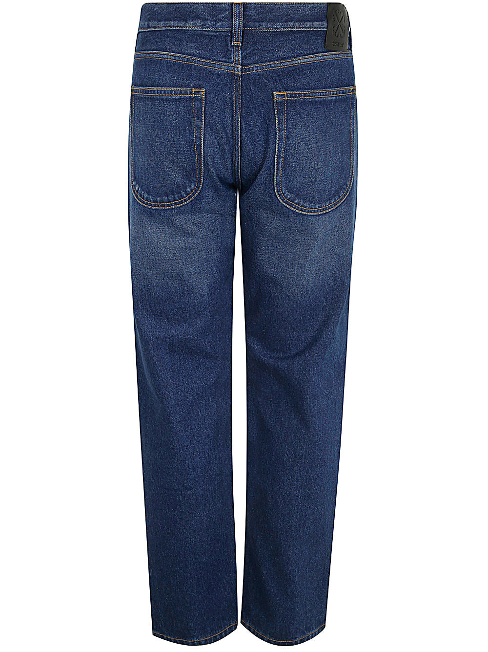 Off White Men Script Taperered Jeans - 7