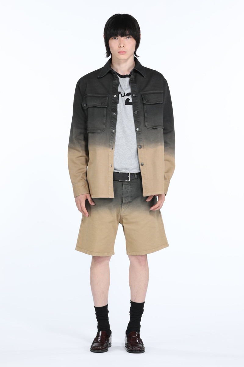 OMBRÉ DENIM SHORTS 4