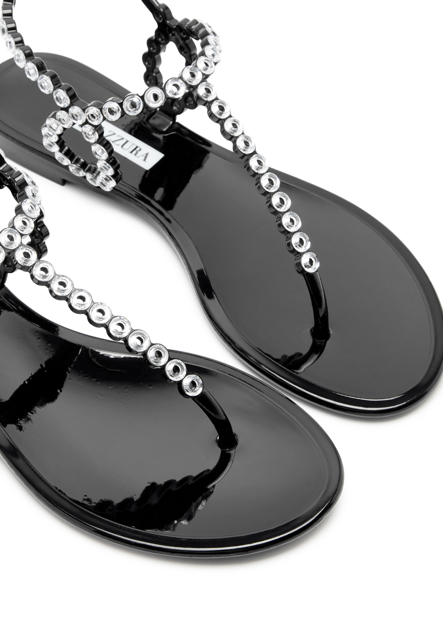 Almost Bare embellished rubber sandals - 3
