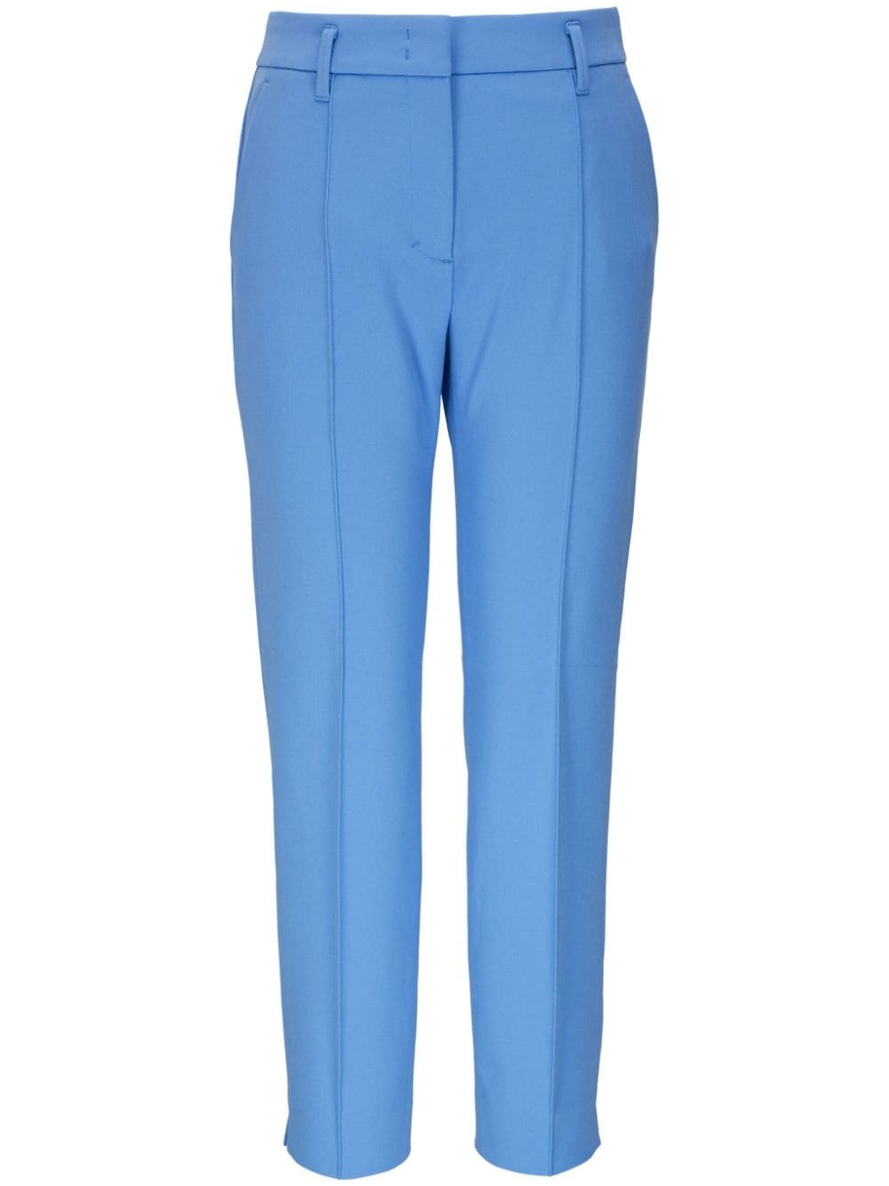 pressed-crease tapered trousers - 1