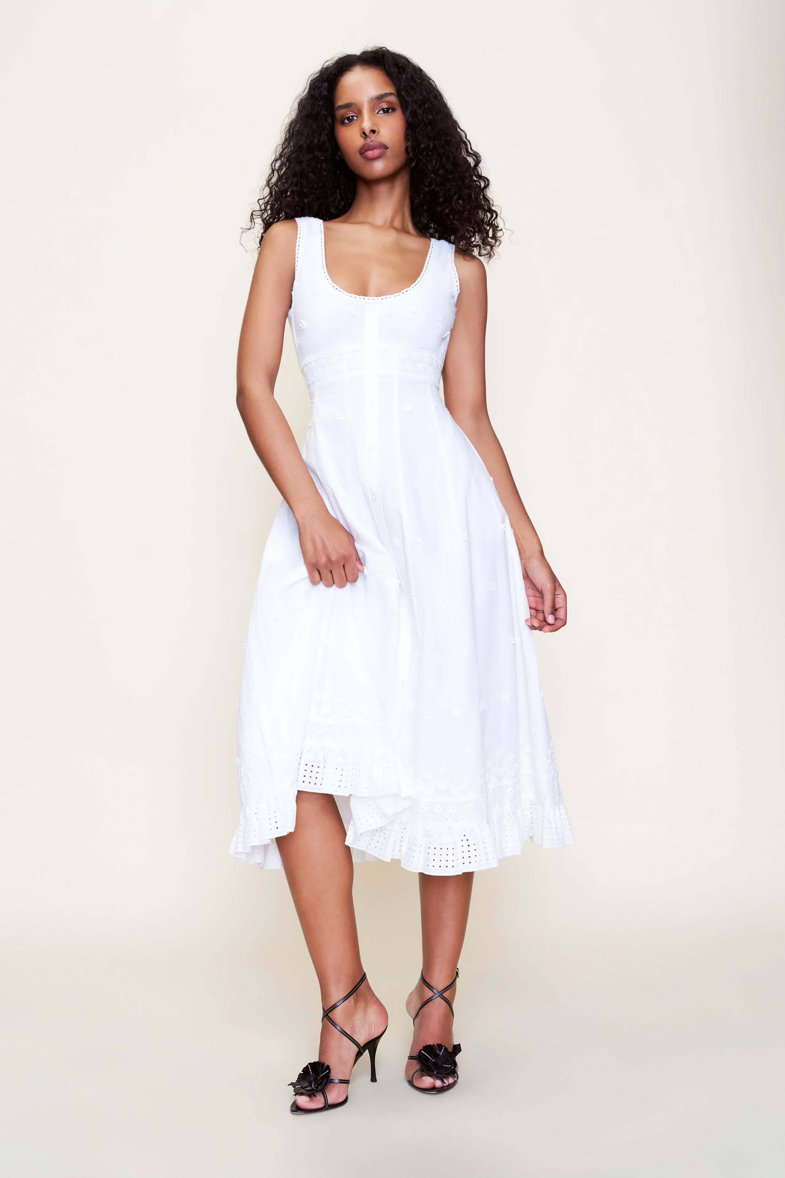 FLORRIE EYELET DRESS - 1