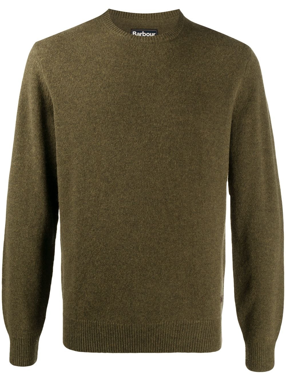 round neck knitted jumper - 1