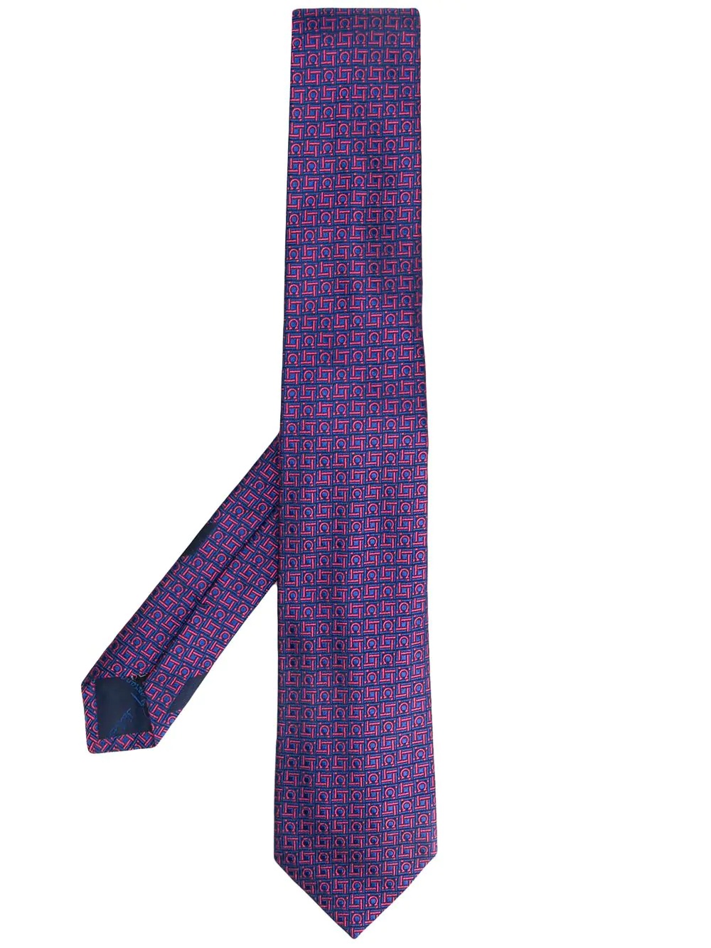 monogram print tie - 1