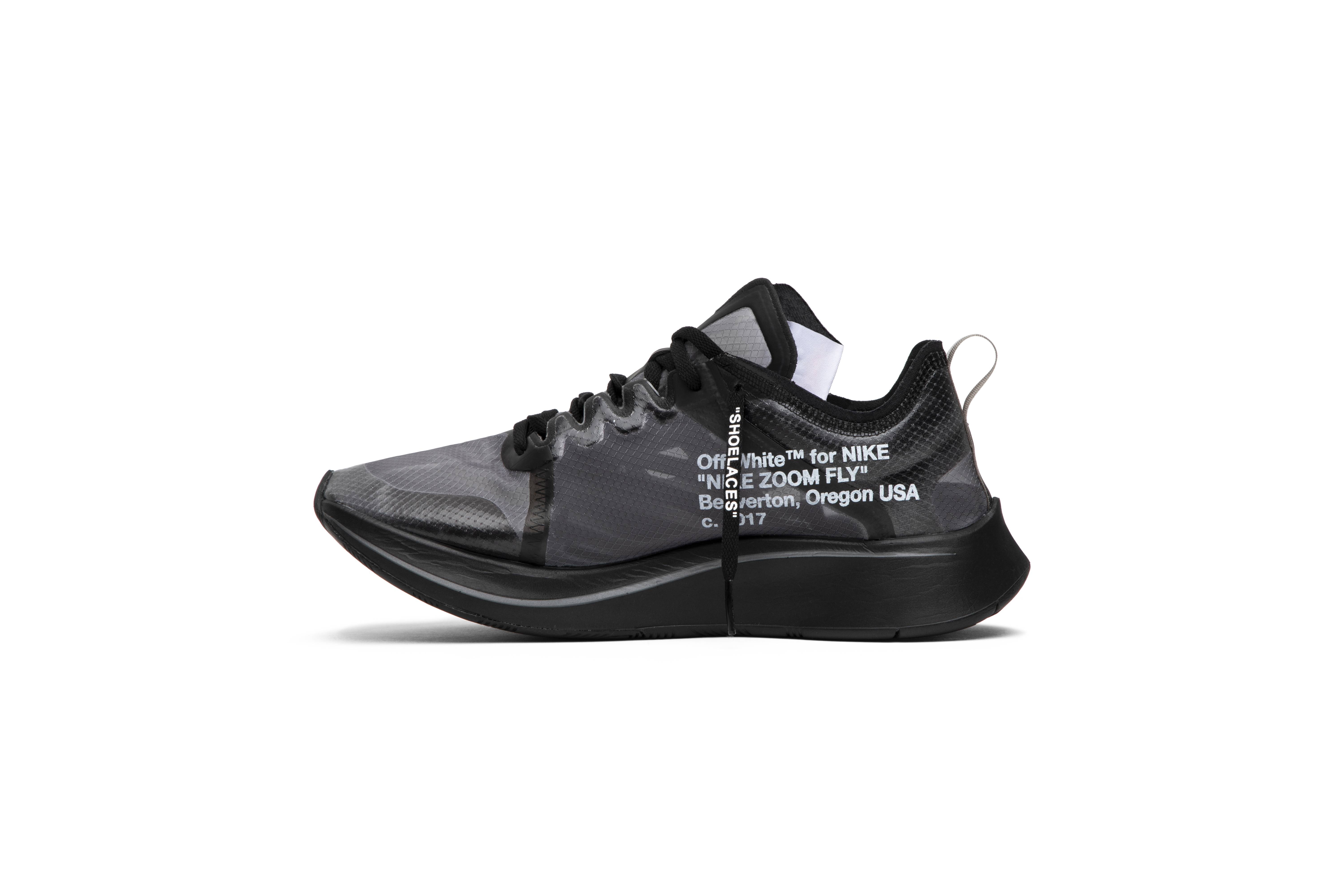 Off-White x Zoom Fly SP 'Black' - 3