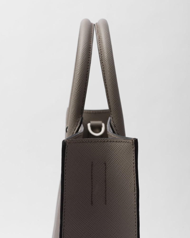 Saffiano leather tote bag 6