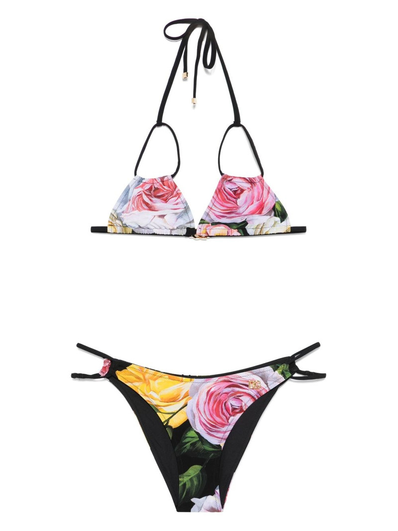 floral-print bikini 1