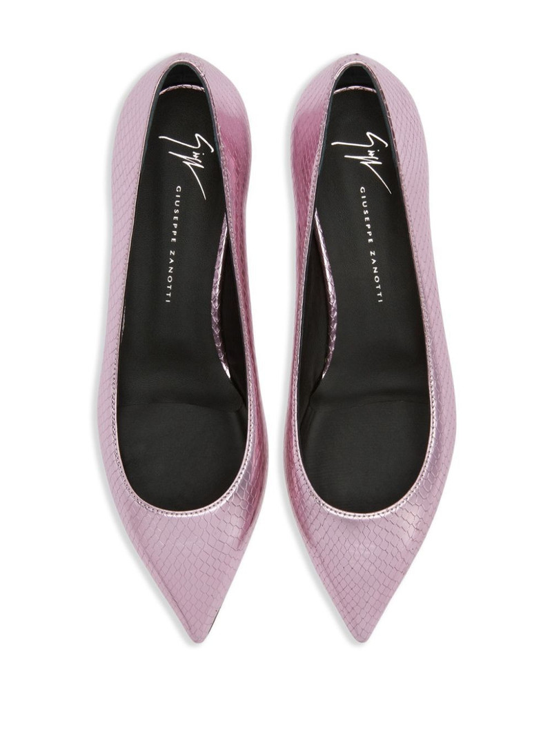 Dhalia leather ballerina shoes 4