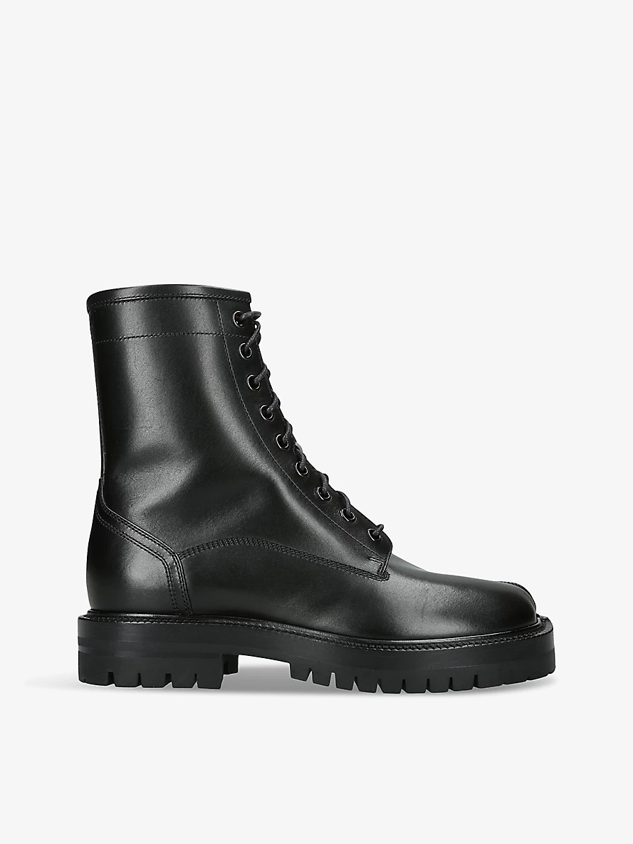 関送込★Maison Margiela  ブラック Tabi Combat ダービー Maison Margiela Tabi ダービーシューズ | ブラック | FARFETCH JP