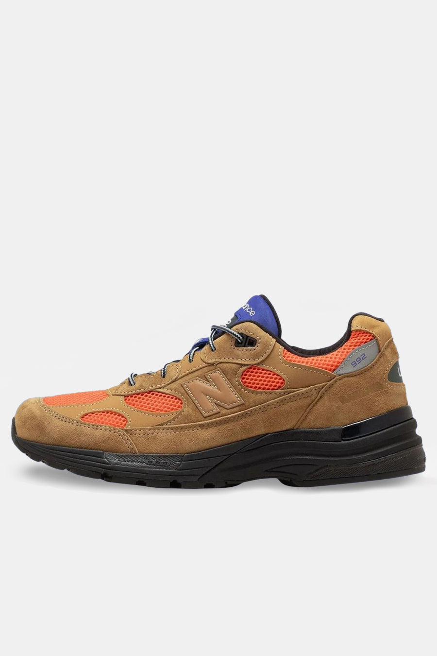 Action Bronson Made in USA 992 Sneaker in Golden Brown/Flame - 2