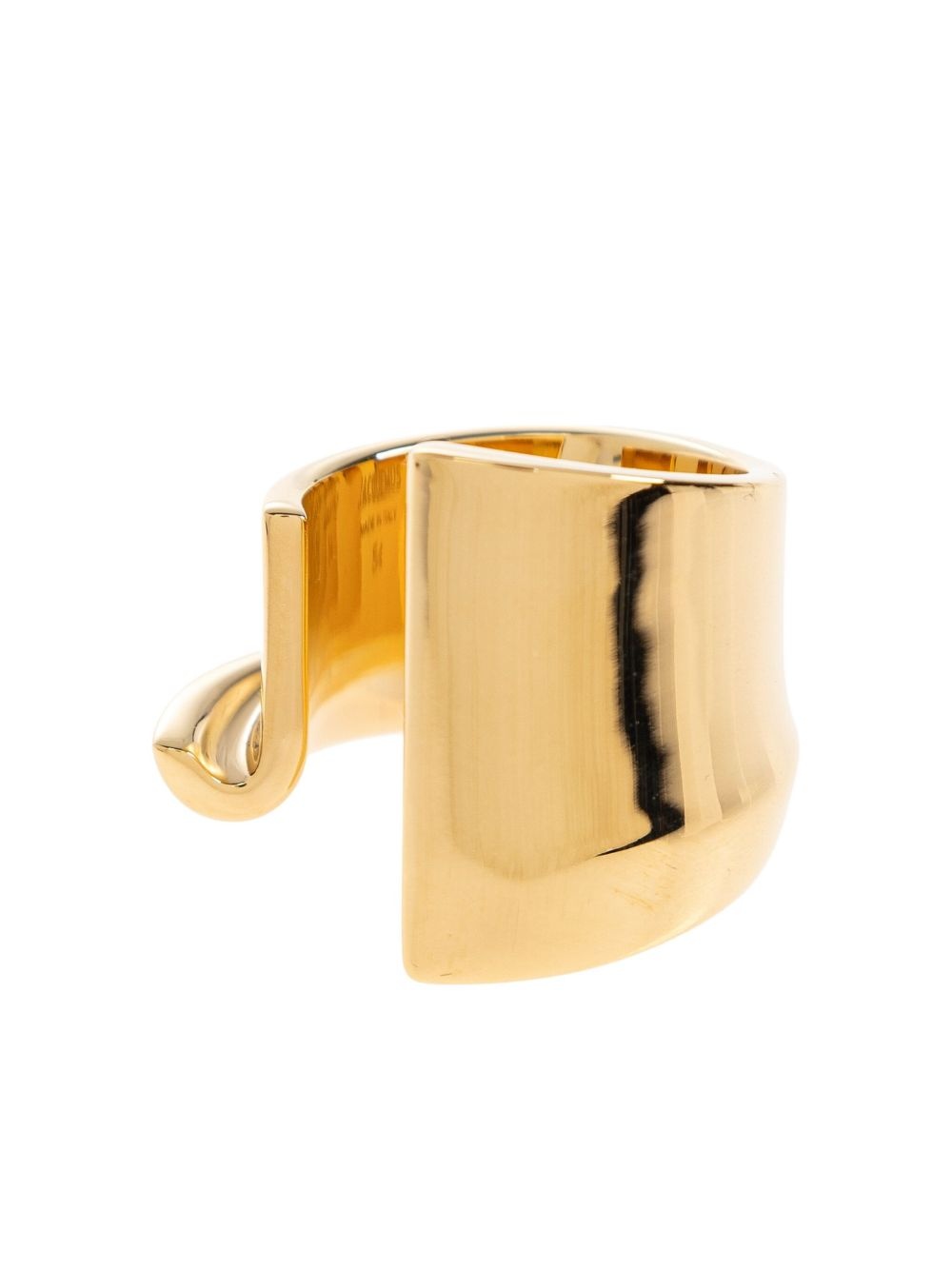 curved brass ring - 3