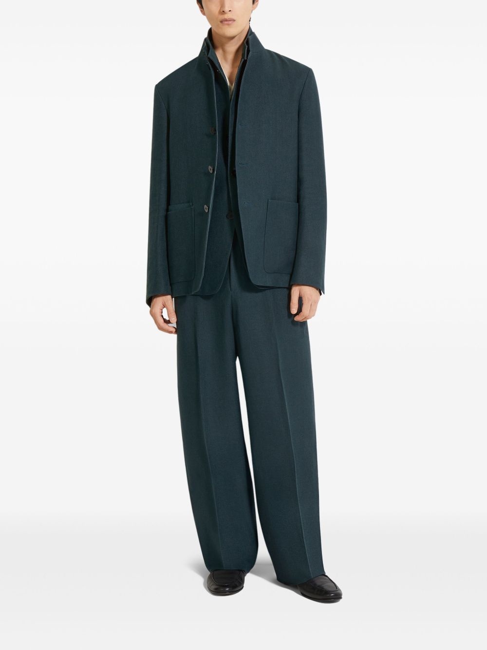 Oasi Lino Chore blazer - 2