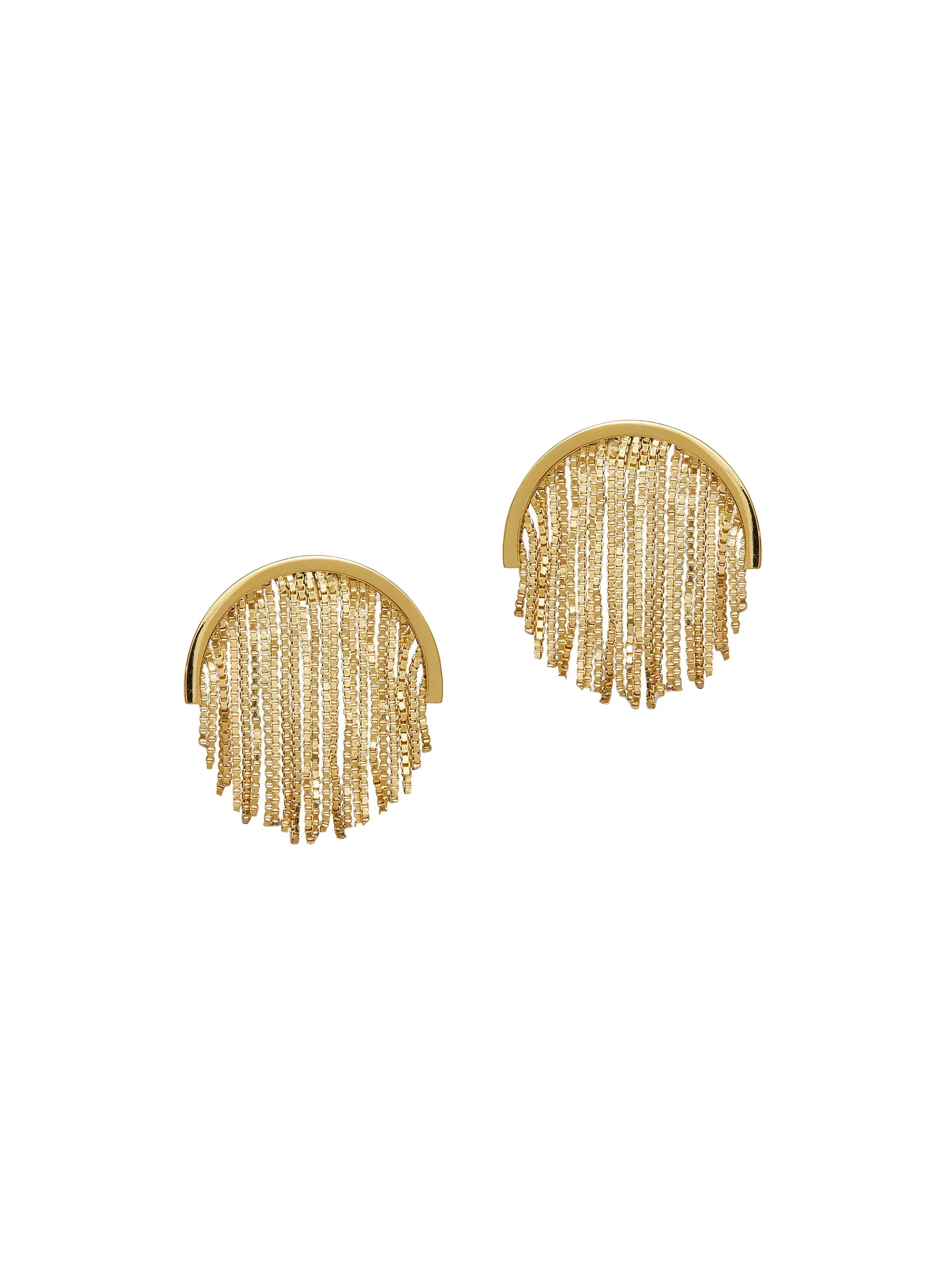 Women's Flapper 14K-Gold-Plated Earrings - Gold - 1