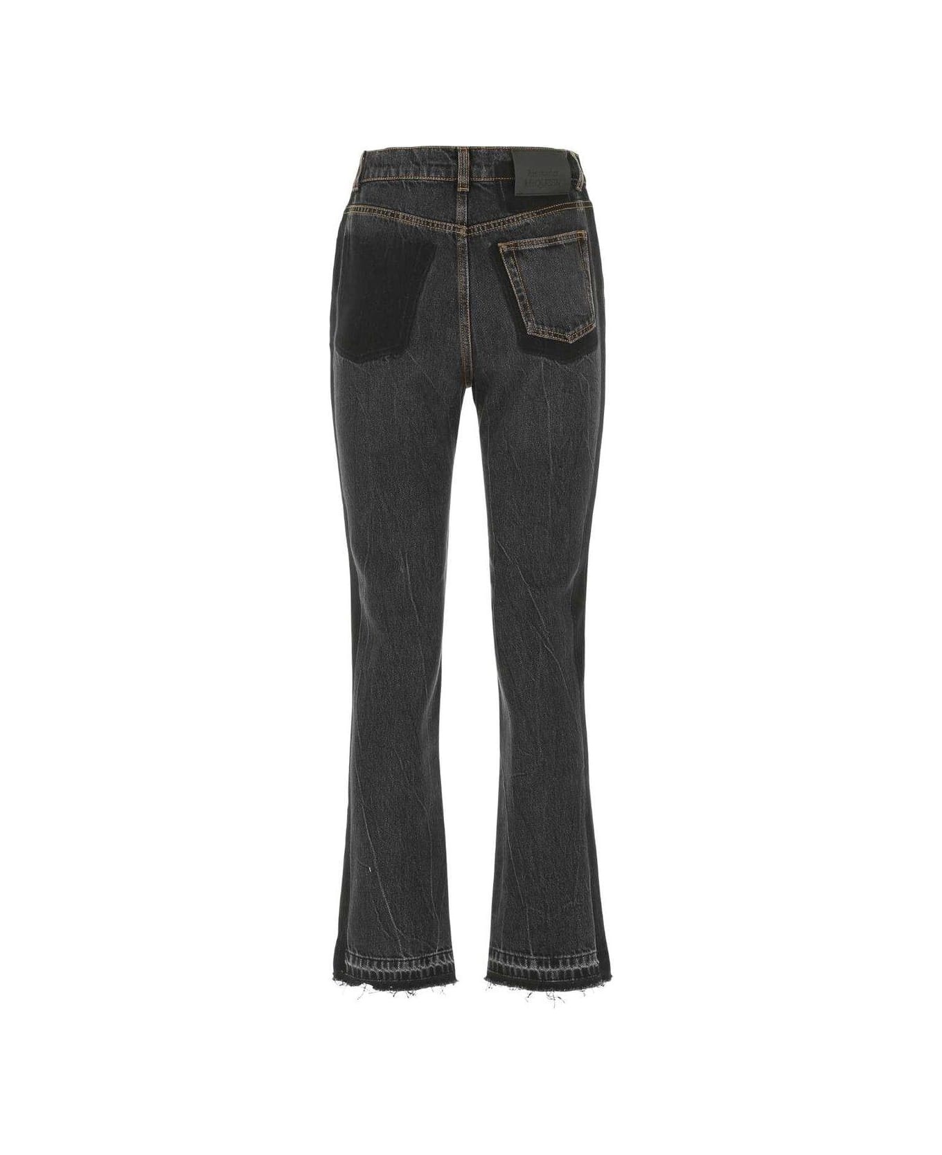 Flared Denim Jeans - 2