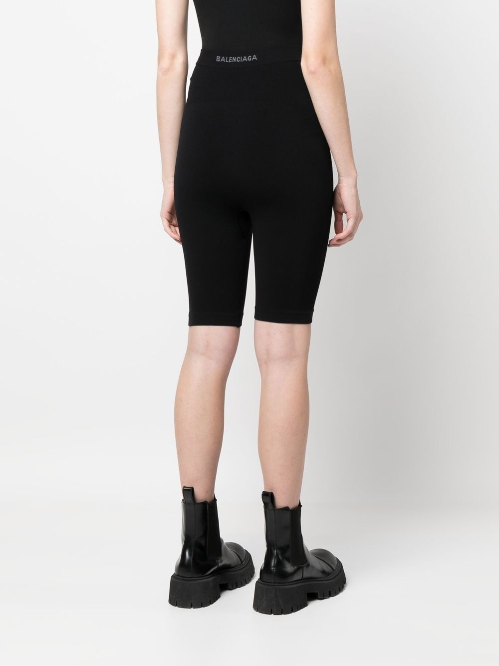 logo-print cycling shorts - 4